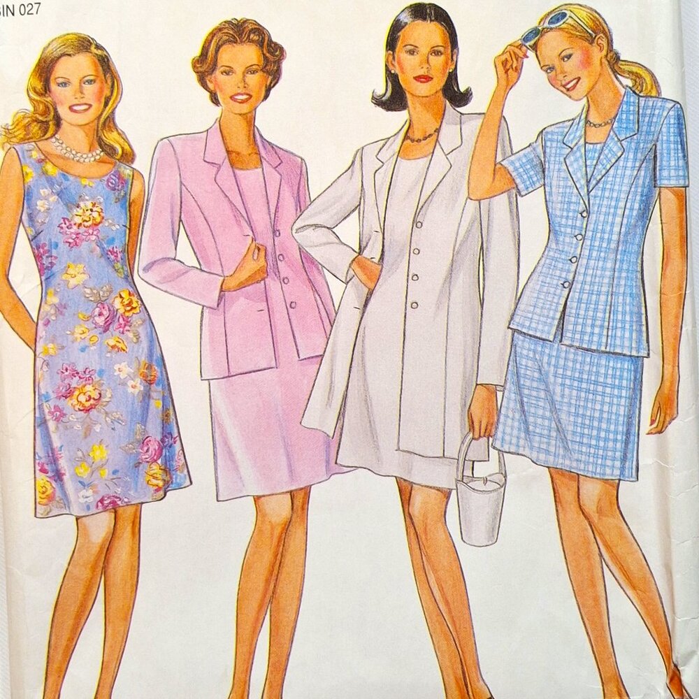 SEWING PATTERN Size 8-18 JACKET DRESS New Look 6461 CUT to size 18 all sizesavbl